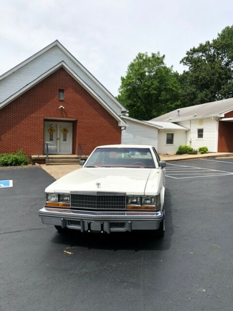 1978 White Cadillac Seville Sedan