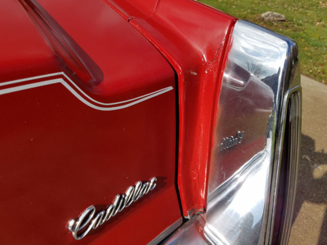 1978 Red Cadillac DeVille Coupe