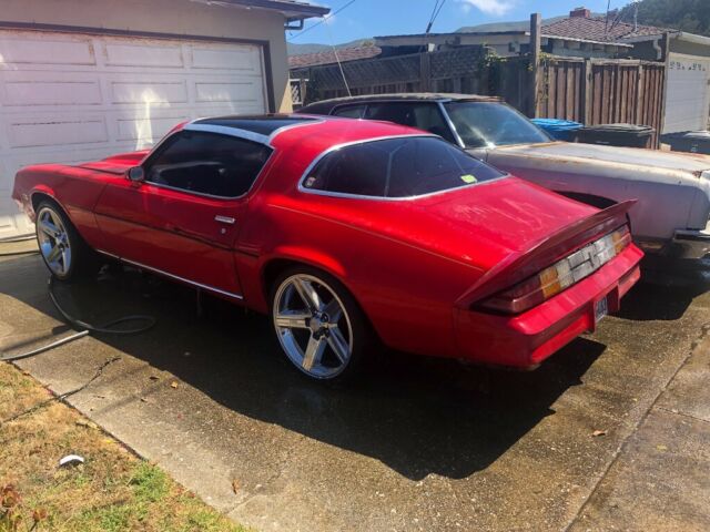 1978 Red Chevrolet Camaro