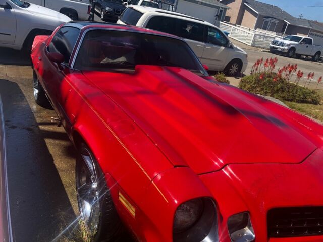 1978 Red Chevrolet Camaro