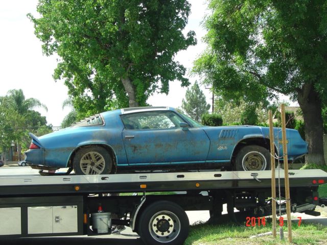 1978 Blue Chevrolet Camaro Coupe