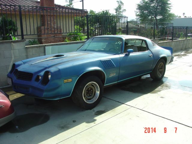 1978 Blue Chevrolet Camaro Coupe