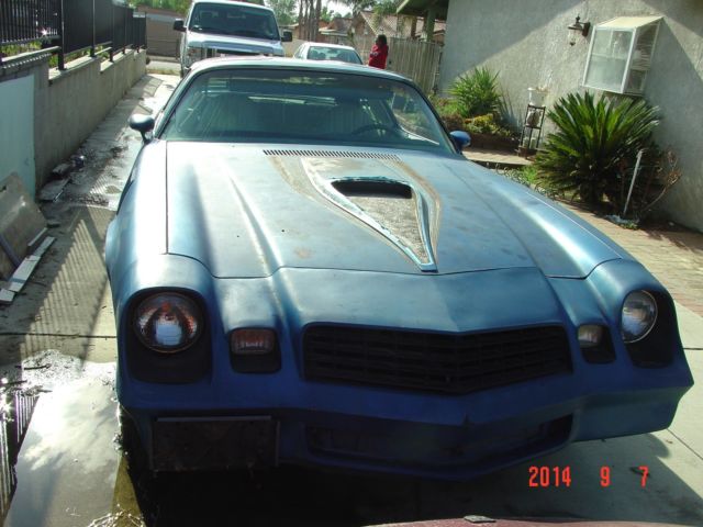 1978 Blue Chevrolet Camaro Coupe