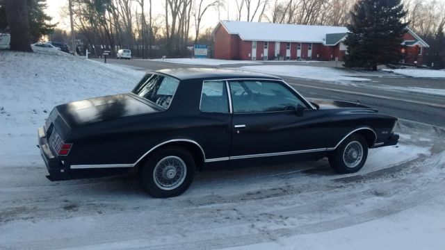 1978 Black Chevrolet Monte Carlo Coupe