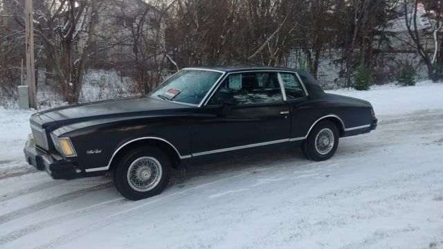 1978 Black Chevrolet Monte Carlo Coupe