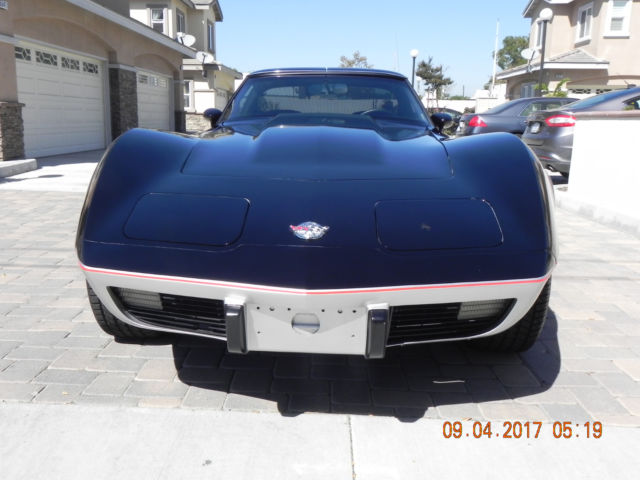 1978 Black / Silver Chevrolet Corvette Coupe