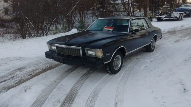 1978 Black Chevrolet Monte Carlo Coupe