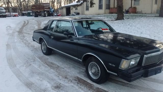 1978 Black Chevrolet Monte Carlo Coupe