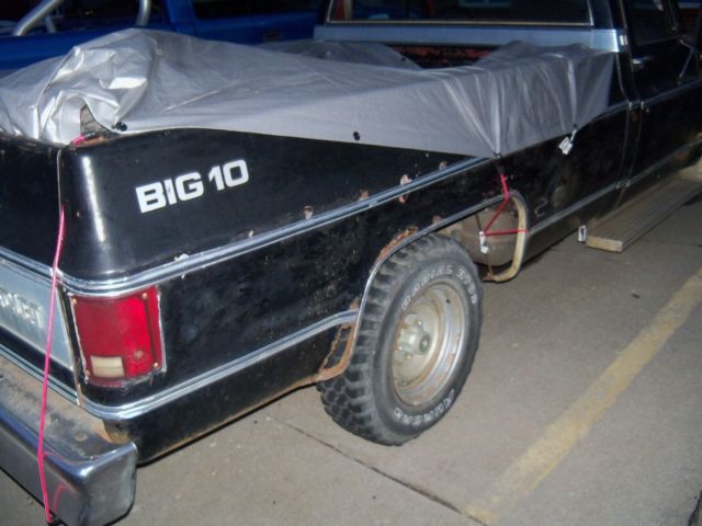 1978 Black Chevrolet Other Pickups It has a longer than normal bed