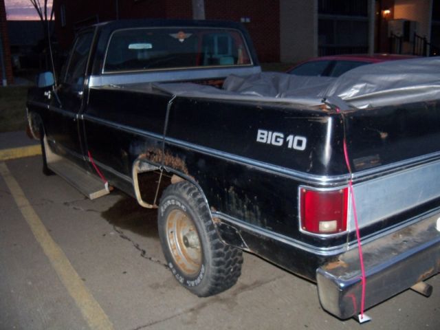 1978 Black Chevrolet Other Pickups It has a longer than normal bed
