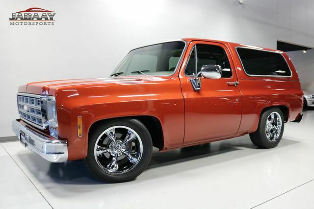 1978 Orange Chevrolet Blazer SUV