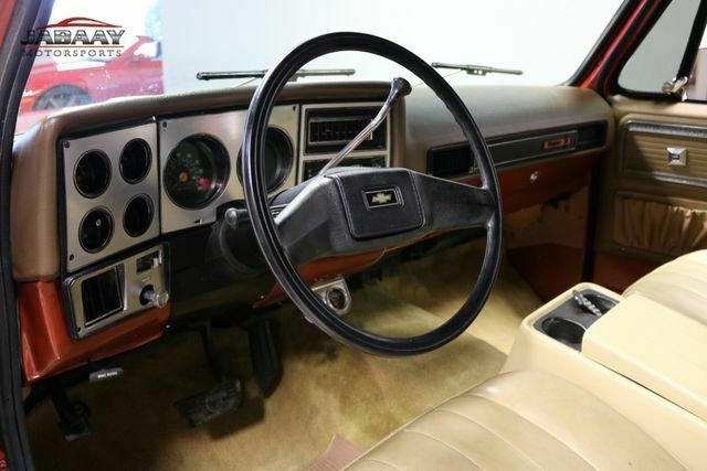 1978 Orange Chevrolet Blazer SUV