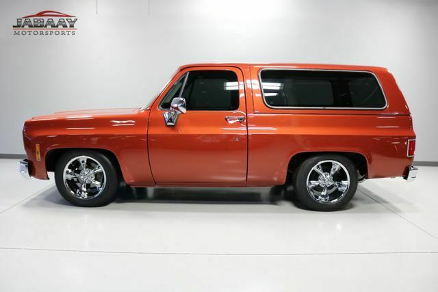 1978 Orange Chevrolet Blazer SUV