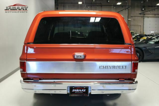 1978 Orange Chevrolet Blazer SUV