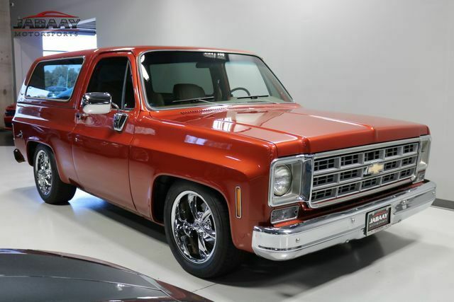 1978 Orange Chevrolet Blazer SUV