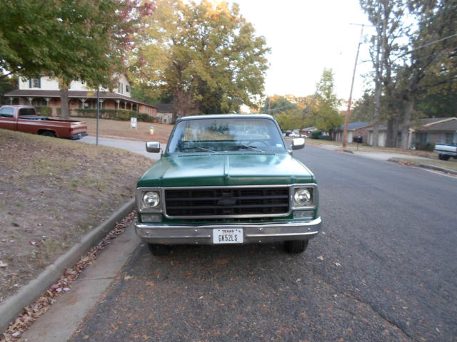 1978 Green Chevrolet C-10