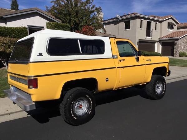 1978 Yellow Chevrolet C-10