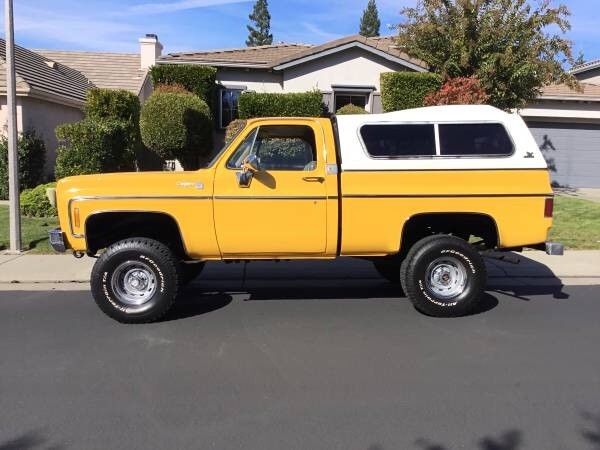 1978 Yellow Chevrolet C-10