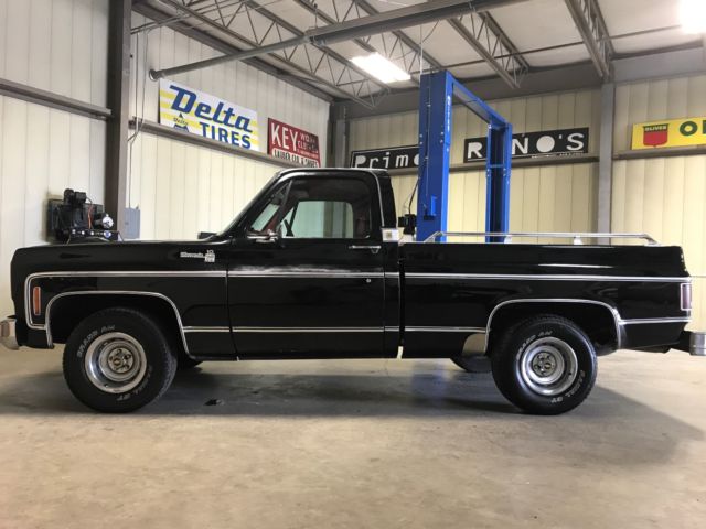 1978 Black Chevrolet C-10 Cab & Chassis