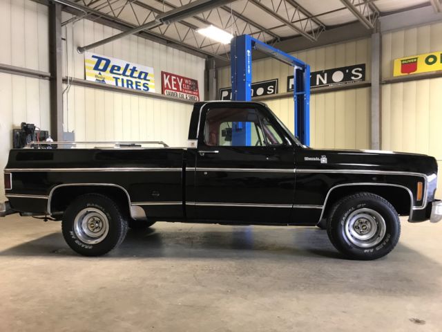 1978 Black Chevrolet C-10 Cab & Chassis
