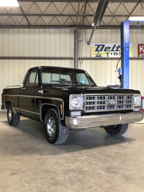 1978 Black Chevrolet C-10 Cab & Chassis
