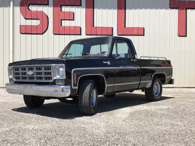 1978 Black Chevrolet C-10 Cab & Chassis