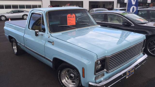 1978 Blue Chevrolet C-10 Pickup