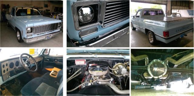 1978 Blue Chevrolet C-10 Pickup