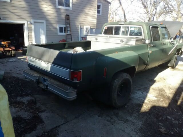 1978 Green Chevrolet C/K Pickup 3500 Crew Cab Pickup