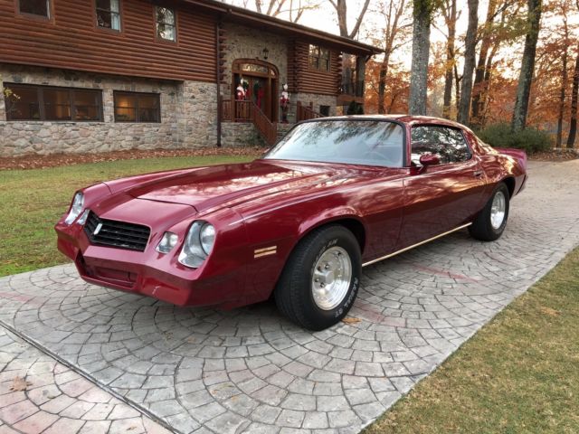 1978 Burgundy Chevrolet Camaro Coupe