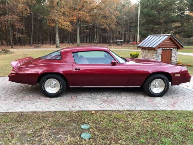 1978 Burgundy Chevrolet Camaro Coupe