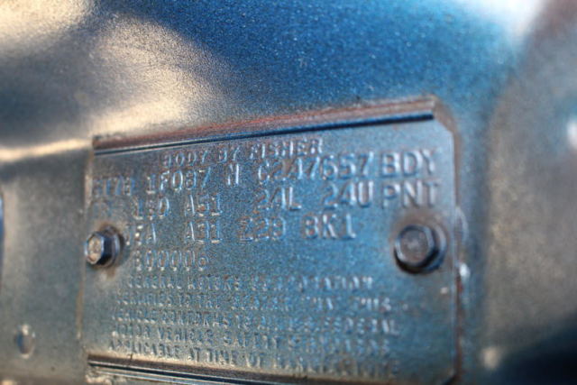 1978 Blue Chevrolet Camaro Coupe