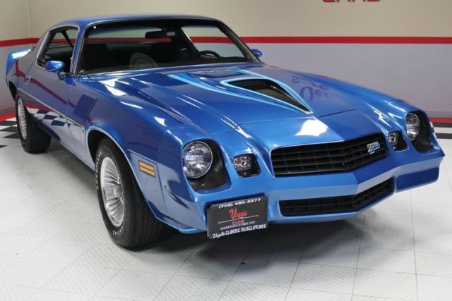 1978 Blue Chevrolet Camaro Coupe