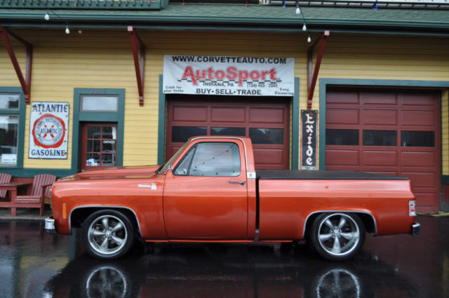 1978 Orange Chevrolet C-10 --