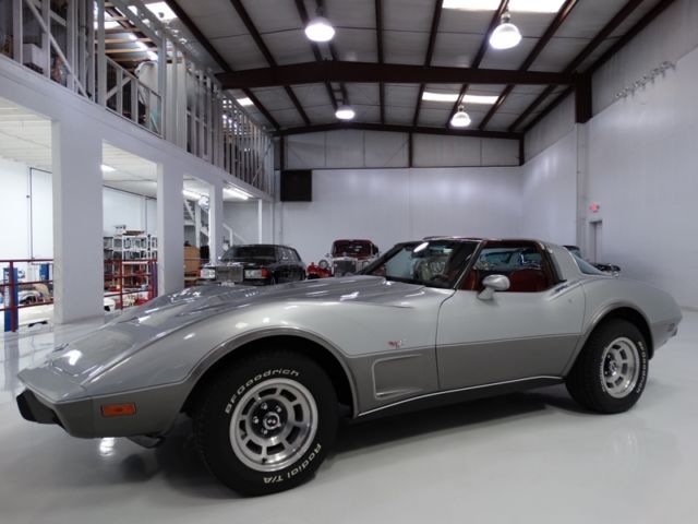 1978 Silver Chevrolet Corvette Coupe