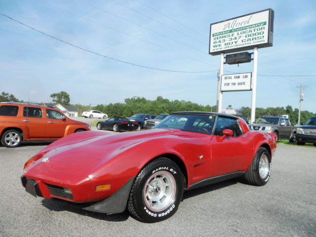 1978 Corvette Red 72L Chevrolet Corvette Coupe