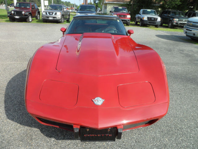 1978 Corvette Red 72L Chevrolet Corvette Coupe
