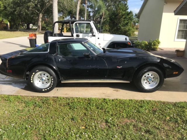 1978 Black Chevrolet Corvette Coupe