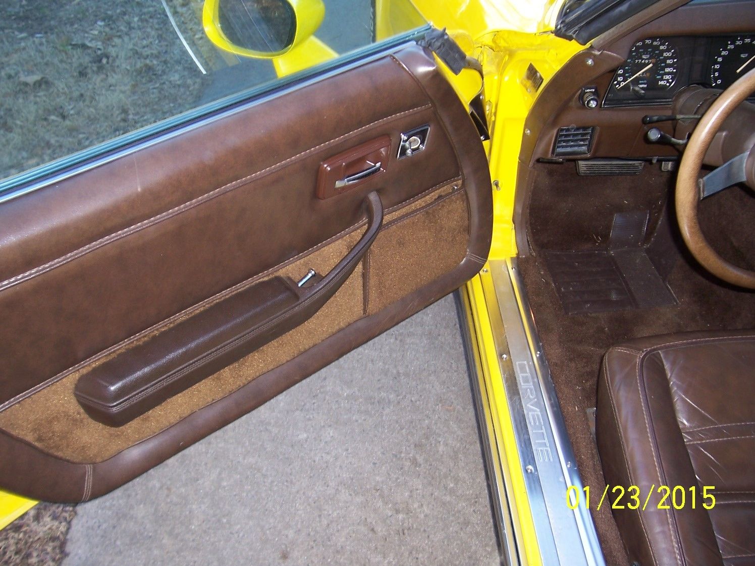 1978 Yellow Chevrolet Corvette Coupe