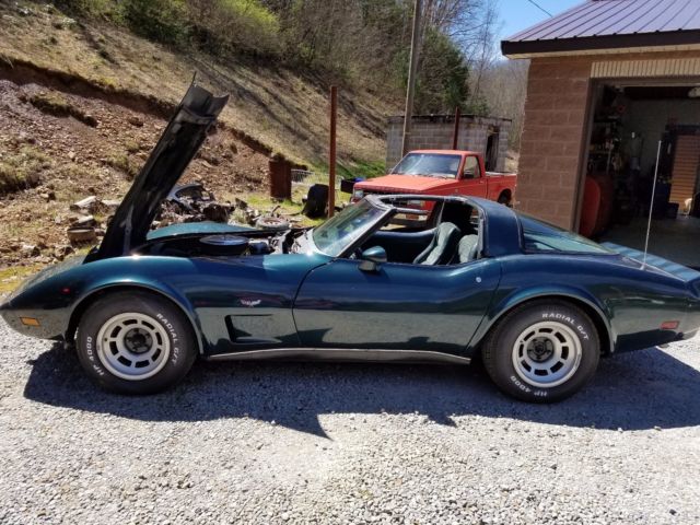 1979 Green Chevrolet Corvette Coupe