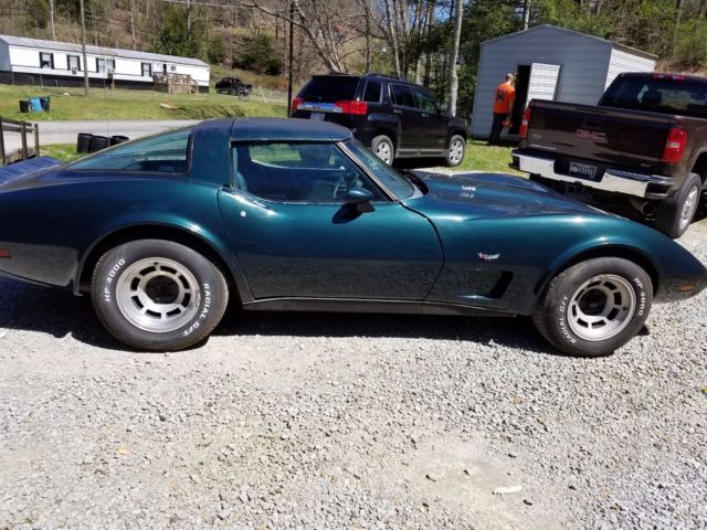1979 Green Chevrolet Corvette Coupe