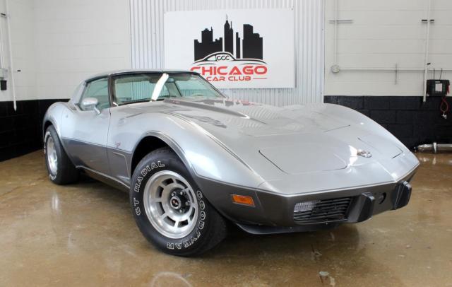 1978 Silver Chevrolet Corvette L82, 32k Miles, CLEAN