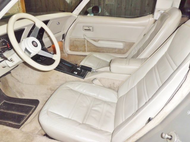 1978 2-tone silver and charcoal Chevrolet Corvette Coupe