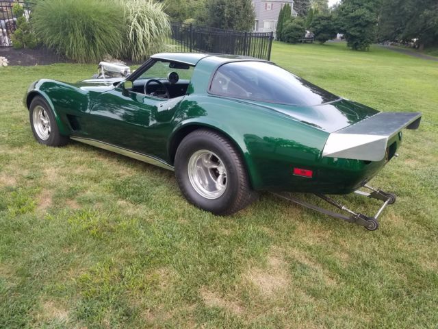 1978 green Chevrolet Corvette Coupe
