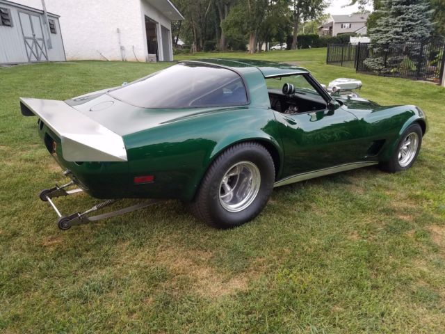 1978 green Chevrolet Corvette Coupe