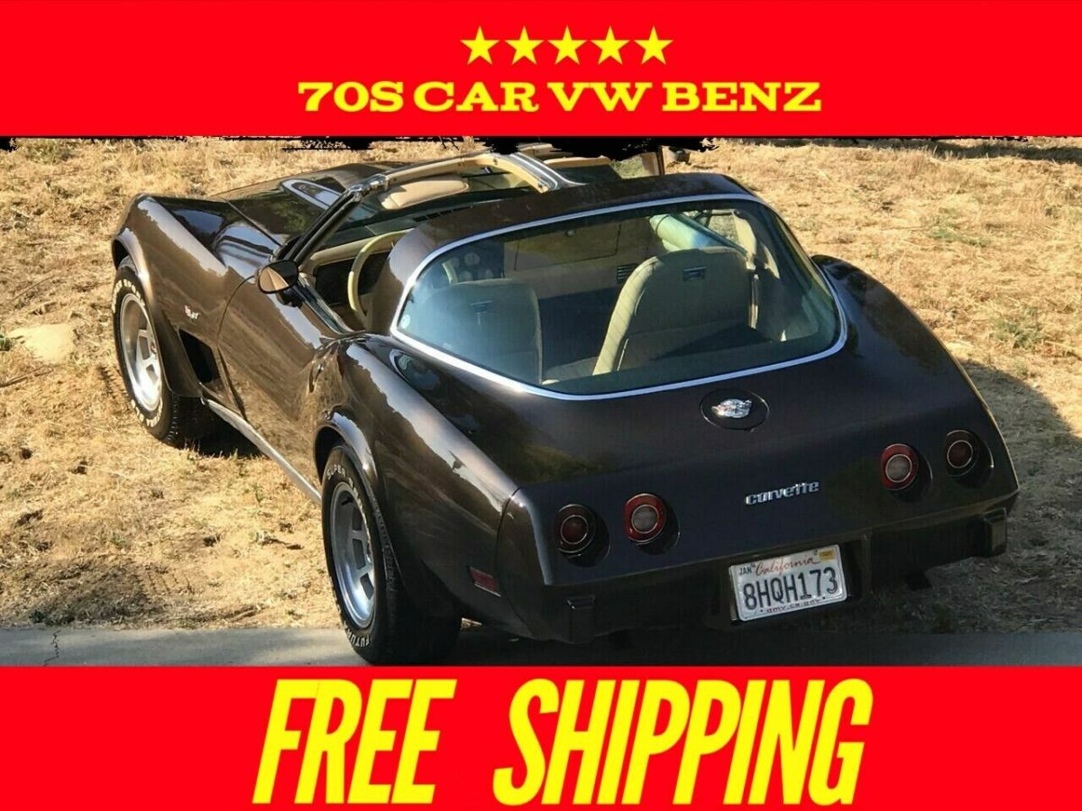 1978 Brown Chevrolet Corvette Coupe