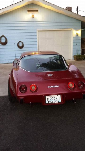 1978 Red Chevrolet Corvette Coupe