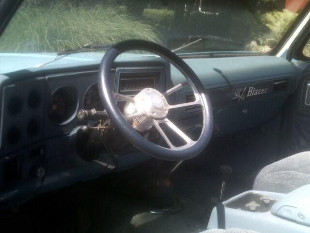 1978 Blue Chevrolet Blazer Convertible
