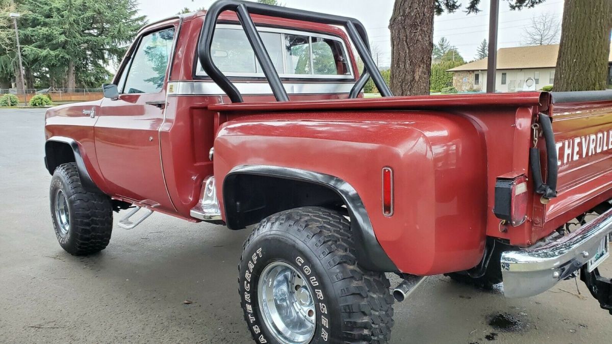 1978 Burgundy Chevrolet C/K Pickup 1500 Standard Cab Pickup