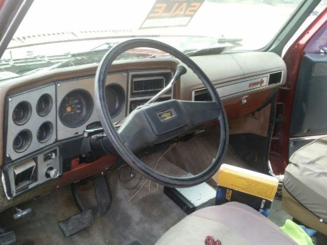 1978 Orange Chevrolet Blazer SUV